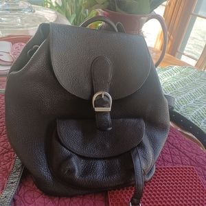 poshmark leather backpack